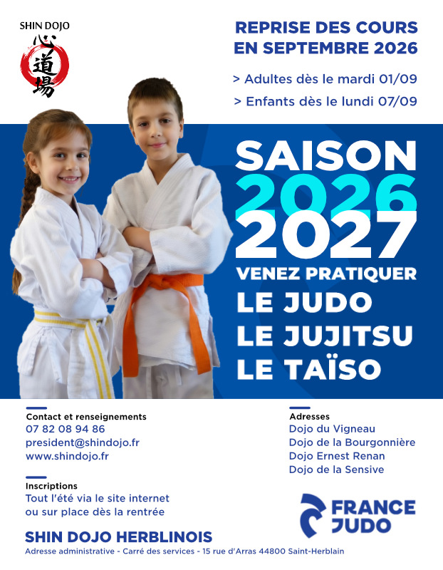 rentrée sportive judo 2026 2027